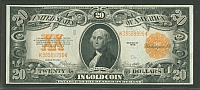 Fr.1187, 1922 $20 Gold Certificate, Choice AU